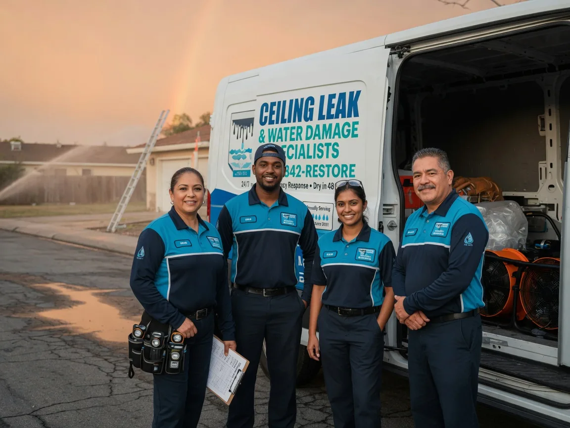 Ceiling Leak Cleanup company in Vida, OR